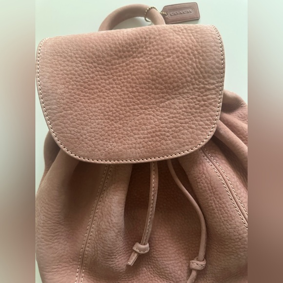 Vintage Coach 💕 Small Backpack Nubuc 4938 Rose Pink Valentine’s Day Nubuck - Picture 5 of 10